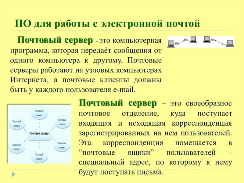 Определение почтового сервера